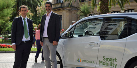 San Sebastián suma cinco puntos de recarga gratuita y con energía verde gracias a un acuerdo con Iberdrola