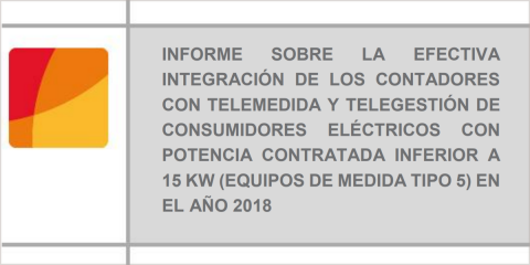 El porcentaje de contadores inteligentes integrados en el sistema de telegestión asciende al 98% en 2018