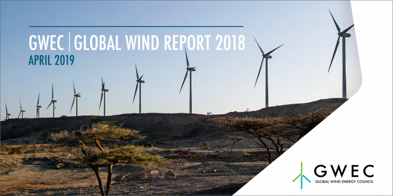 informe energía eólica mundial global wind report 2018 de gwec