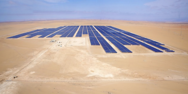 Una de las plantas fotovoltaicas de Perú.