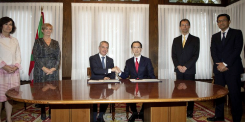 Euskadi y Fukushima colaborarán en materia de renovables, eficiencia, redes inteligentes y almacenamiento
