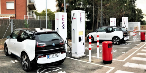 Primera instalación de Ionity de carga ultrarrápida en España con 1,2 megavatios de potencia