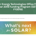 El DOE selecciona 75 proyectos de investigación estadounidenses para avanzar en tecnologías solares