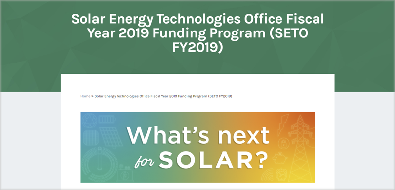 Logo del Programa de Financiamiento de la Oficina de Tecnologías de Energía Solar 