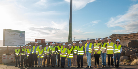 Comienzan las obras del primer parque eólico 100% municipal de la isla de Gran Canaria