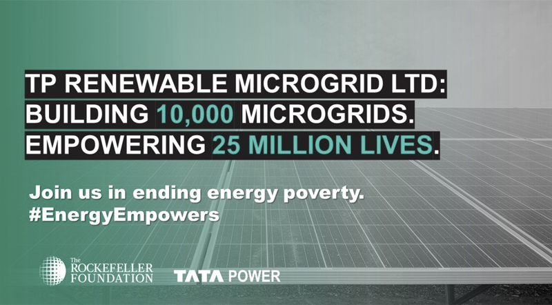 Iniciativa de Tata Power y The Rockefeller Foundation 