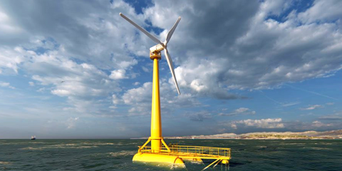 El proyecto BlueSATH comenzará a ensayar en 2020 el modelo de aerogenerador offshore flotante en Santander