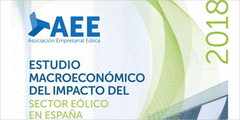 Portada del informe Estudio Macroeconómico del Impacto del Sector Eólico en España