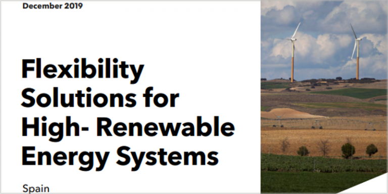 Portada del informe ‘Flexibility Solutions for High- Renewable Energy Systems’