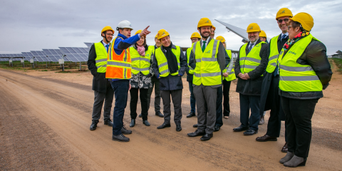 Inauguradas las cuatro plantas fotovoltaicas de la localidad manchega de Alcázar de San Juan