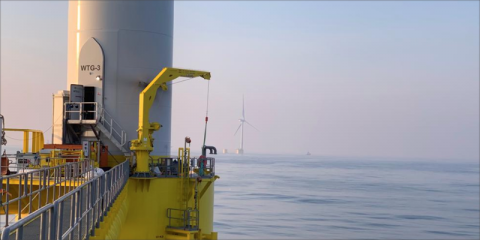 Entra en operación la primera de las tres plataformas eólicas offshore del parque WindFloat Atlantic en Portugal