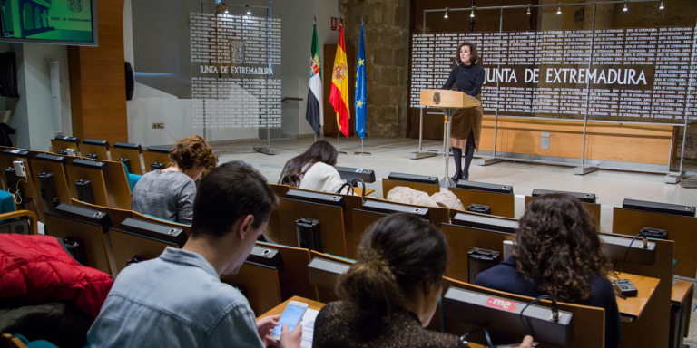 Rueda de prensa de la Junta de Extremadura