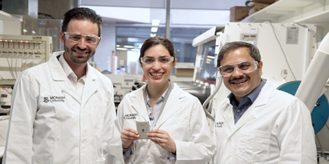 La Universidad de Monash en Australia desarrolla una batería con mayor rendimiento y menor impacto ambiental