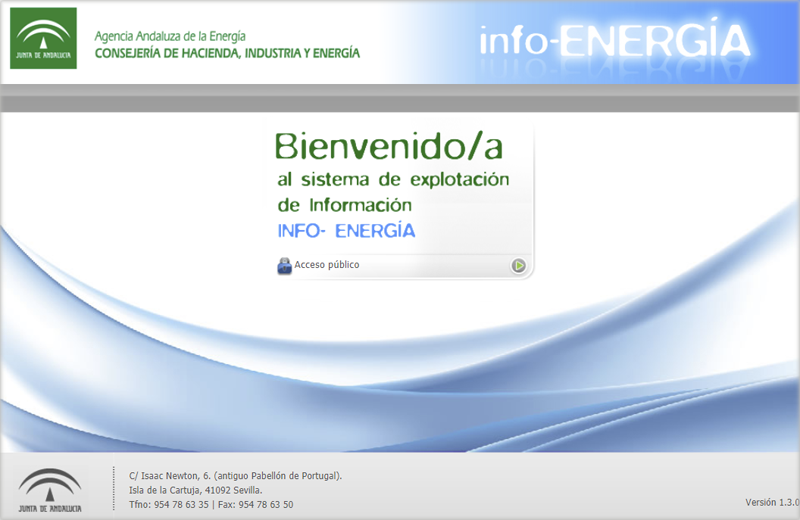 Pantallazo Info-Energía