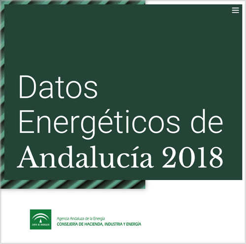 Portada del documento Portada del documento Datos Energéticos de Andalucía 2018