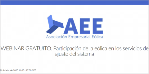 La AEE inicia una nueva actividad de formación online gratuita sobre temas de actualidad en energía eólica