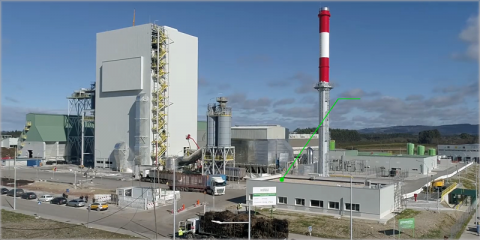 La planta de biomasa de Curtis-Teixeiro en Galicia comienza a funcionar tras una inversión de 135 millones de euros