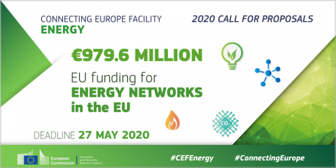 Abierta la convocatoria de CEF Energy 2020 para presentar proyectos de interés común en el sector energético