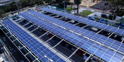 La primera instalación de autoconsumo compartido en Las Palmas de Gran Canaria abastece al Ayuntamiento