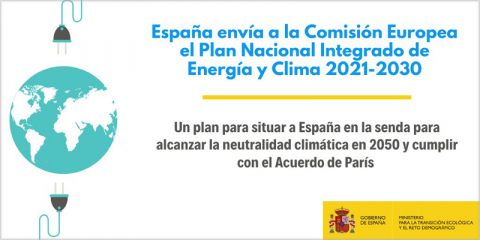 El Consejo de Ministros acuerda remitir a Bruselas el Plan Nacional Integrado de Energía y Clima 2021-2030
