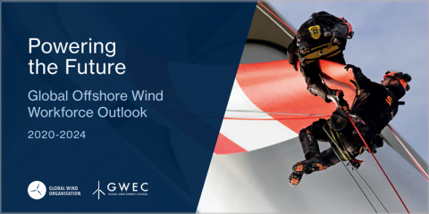 Un informe de GWEC y GWO analiza las necesidades de capacitación laboral para la industria eólica marina global