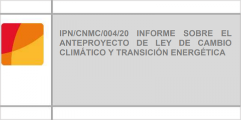 La CNMC analiza los cambios normativos del proyecto de ley de transición energética