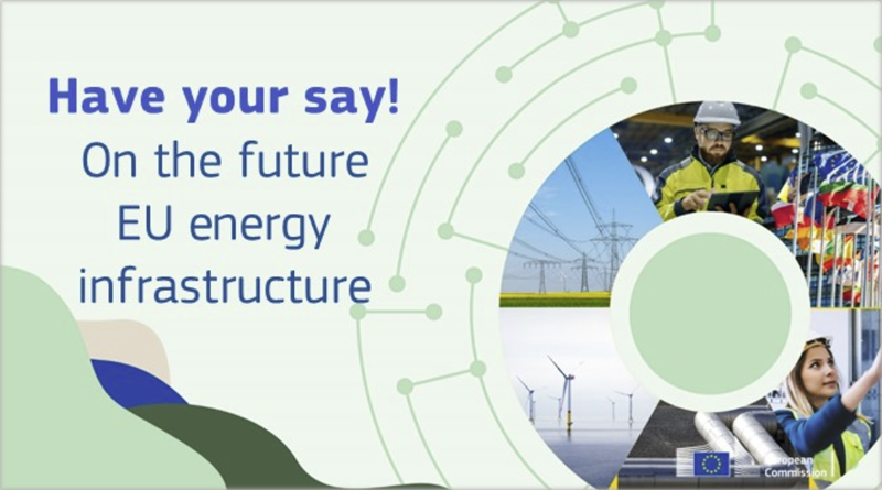 Cartel de la consulta sobre la infraestructura energética en la UE