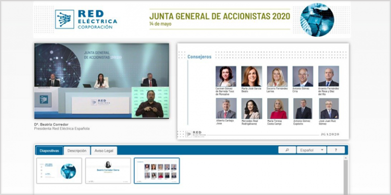 Junta General de Accionistas 2020 telemática