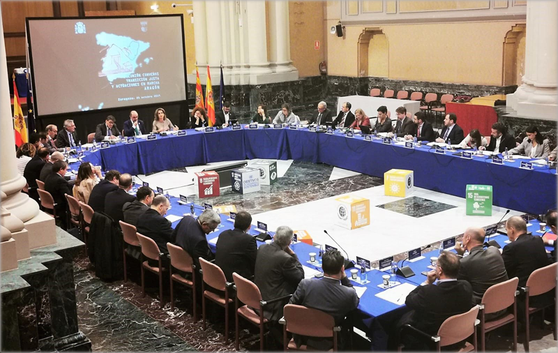 Reunión celebrada en octubre de 2019 en Aragón
