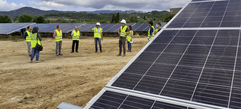 Visita a las obras del parque fotovoltaico de Son Corcó