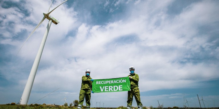 Cartel recuperación verde