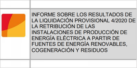 La CNMC publica la cuarta liquidación provisional de 2020 del sector eléctrico