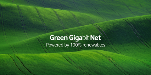 La red de Vodafone en Europa será completamente ecológica en julio de 2021