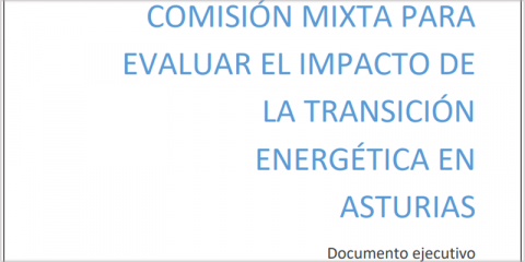 Consulta sobre el documento que analiza el impacto de la transición energética en Asturias