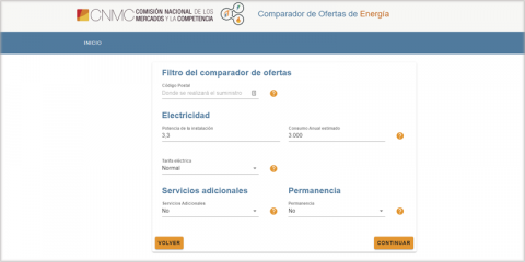 La CNMC presenta la nueva versión del comparador de ofertas de electricidad