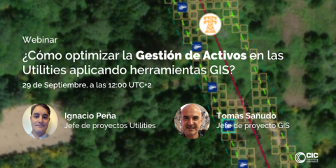 CIC organiza un webinar sobre la tecnología GIS en el sector de las utilities