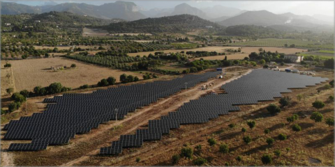 El parque fotovoltaico de Son Corcó, en Mallorca, inicia su puesta en servicio