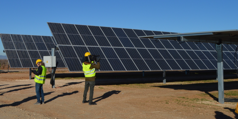Plantas fotovoltaicas en Castilla-La Mancha.