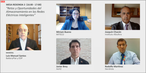 Mesa redonda: Retos y Oportunidades del Almacenamiento en las Redes Eléctricas Inteligentes