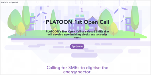 Convocatoria del proyecto Platoon para la digitalización del sector energético