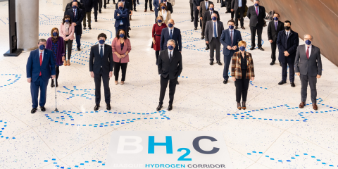 El proyecto del Corredor Vasco del Hidrógeno contribuirá al cambio de modelo energético