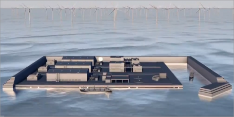 Dinamarca creará un hub energético en una isla artificial para aumentar la producción renovable en Europa