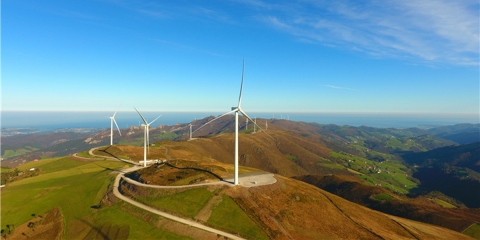Puesta en marcha de tres parques eólicos y otro más en construcción en Asturias que sumarán 130 MW