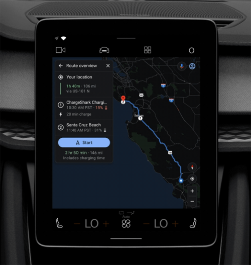 Nuevas funcionalidades de Google Maps para usuarios de vehículos eléctricos