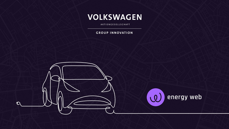 Asociación de Volkswagen y Energy Web