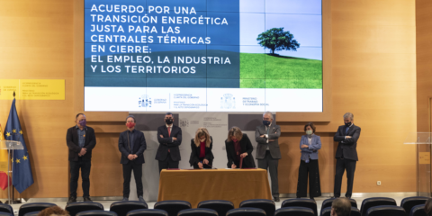 El Acuerdo para la Transición Justa abarca a todas las centrales térmicas de carbón de España