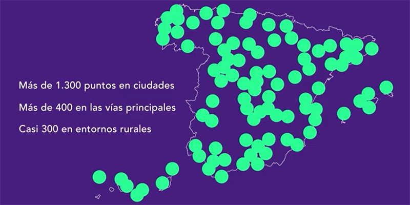 Superado el plan de 2.000 puntos de recarga para vehículos eléctricos instalados en España