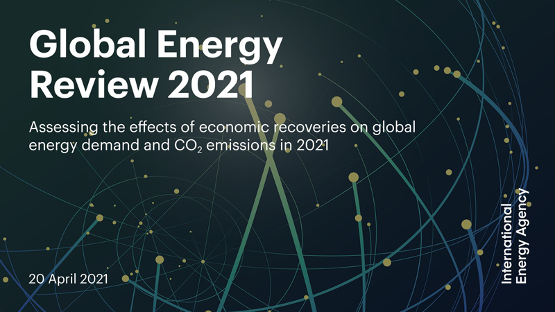 Portada informe ‘Global Energy Review 2021’