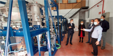 Euskadi acoge un reactor de membranas a escala industrial para la producción de hidrógeno