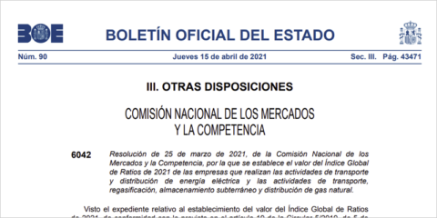 La CNMC publica el análisis del nivel de endeudamiento de las empresas del sector eléctrico en 2021
